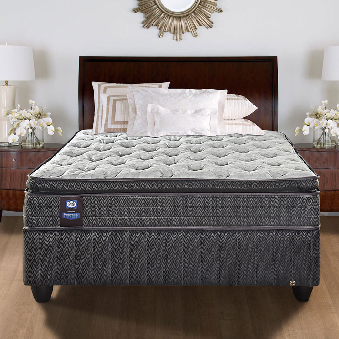Sealy Castle Rock Medium Bed Set (3/4 XL)