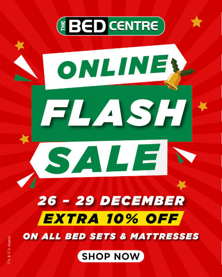 Online flash sale on bed sets and mattresses