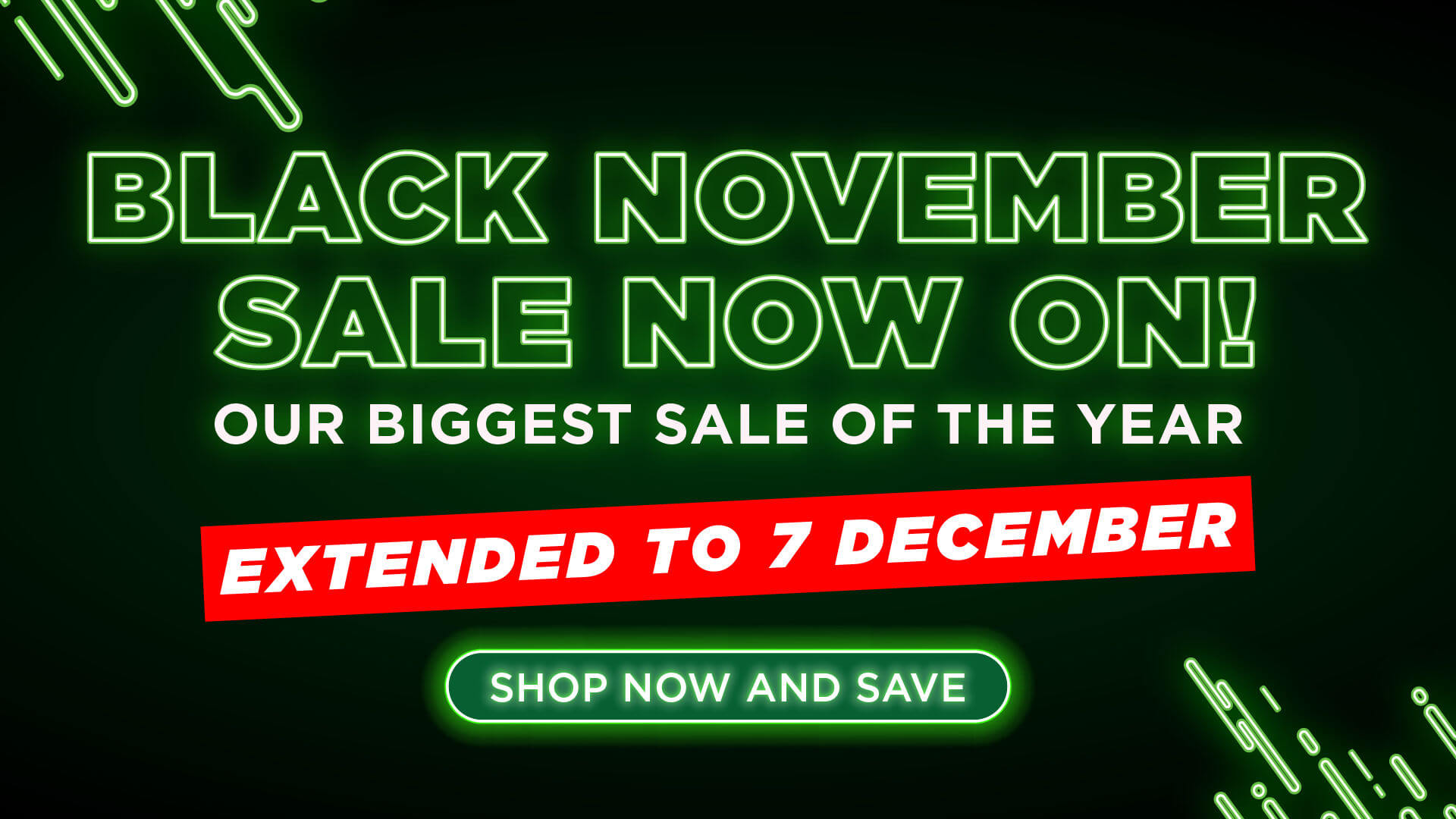 Black November Sale Now On!